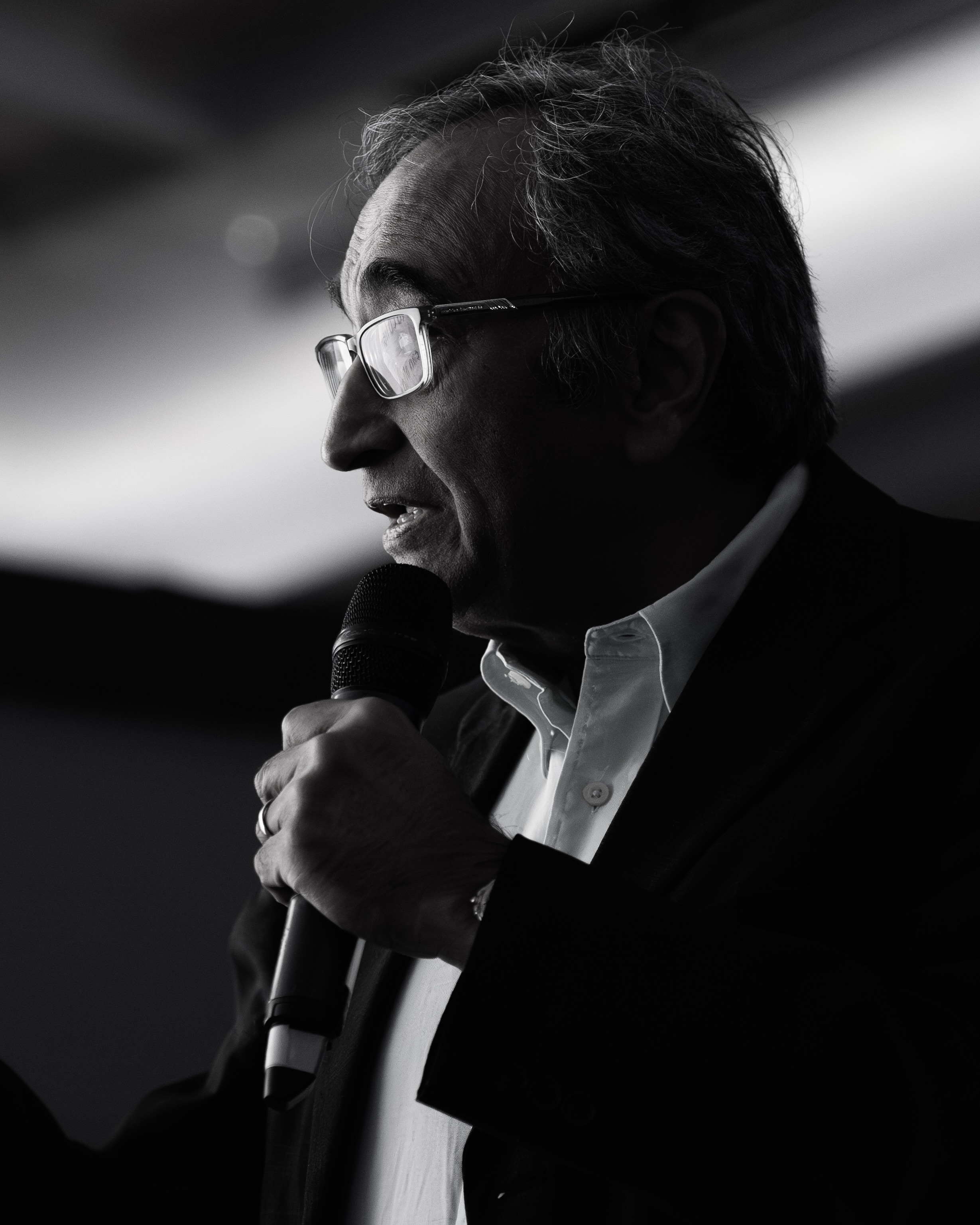 Harsukh Parmar MD · Former SVP Global Head R&D · Former Merck-AZ · in the room with the Circle.